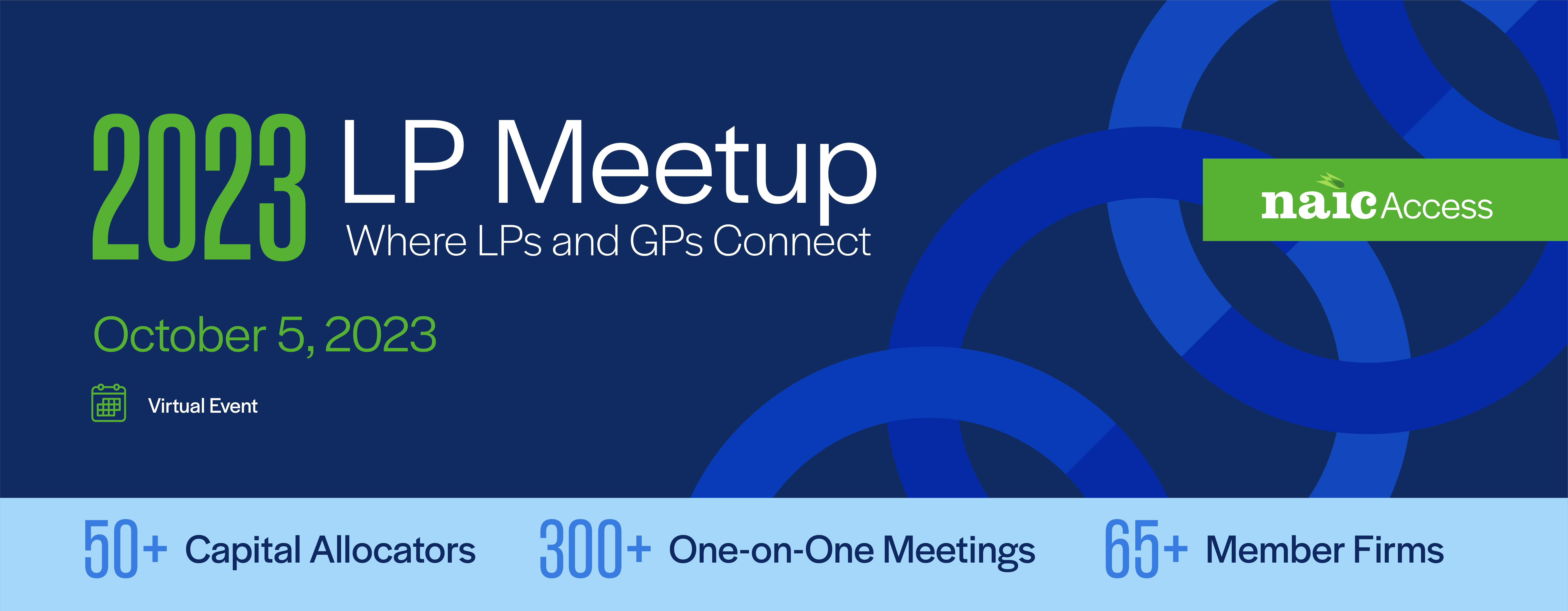 Promotional Graphic for NAIC's 2023 LP Meetup